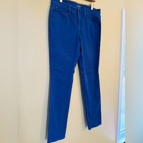 LOFT Purple Skinny Jeans Vibrant Style - Picture 1 of 8